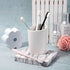 4 Pieces Extra Soft Toothbrushes for Sensitive Gums, 20000 Micro Nano Bristle, Protect Fragile Gums, Black, White,