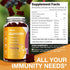 2 Packs 1,200MG Quercetin with Bromelain Gummies | Immune System Support | 120 Counts Pure Quercetin Supplements