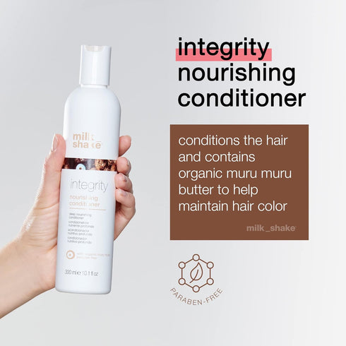 milk_shake Integrity Nourishing Conditioner - Anti Frizz Conditioner with Muru Muru Butter, Paraben Free, 1.7 Fl Oz