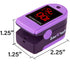 Zacurate Pro Series 500DL Fingertip Pulse Oximeter with Silicone Cover, Batteries, Lanyard