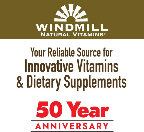 Windmill Natural Vitamins Magnesium Glycinate 200 mg - Supports Muscle, Joint, and Heart Health, Energy and Bone