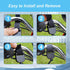 YAFIYGI 4 360 Pcs Walker Hooks Velcro Hook Hanger for Shopping Cart Stroller Diaper Bags Rotation Multipurpose Clip