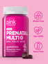 PINK Prenatal Vitamins - 60 Gummies with DHA and Folic Acid, Non-GMO & Gluten Free Multivitamin, Fruit Flavor