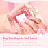 SAVILAND 15ml Dip Powder Liquid Set, 10 Pcs Base/Top Coat, Activator Brush Saver Nail Set Gift for Daughters