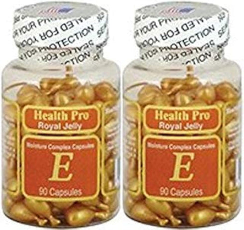 Nu-Health Vitamin E Skin Oil Royal Jelly, 90 Softgels (Pack of 2)