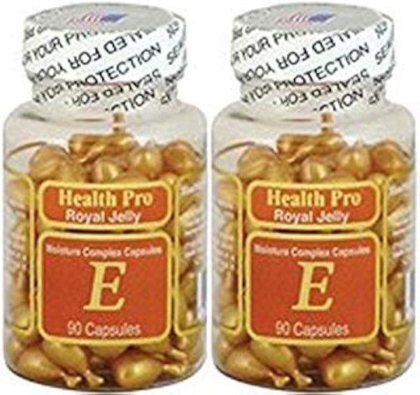 Nu-Health Vitamin E Skin Oil Royal Jelly, 90 Softgels (Pack of 2)