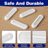 Xinjoduz 10 Pack 2.6" Toothpaste Tube Squeezers, White PP Reusable Toothpaste Dispenser Clip & Tube Squeezer Tool
