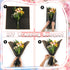 COIDEA 20 Sheets Waterproof Flower Wrapping Paper, Gold Edge Korean Florist Supplies for DIY