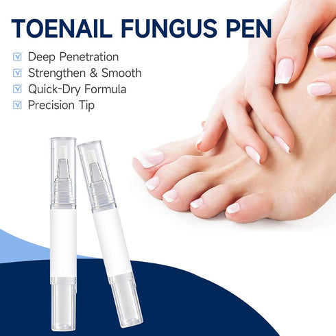 Nail Repair Pen with Lauric Acid and GlycerinStrengthens brittle nails, providing cooling relief for toenails