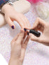 EBANKU Shiny Nail Table Mat, Washable Nail Art Hand Rest Pad for Salon Practice and Manicure