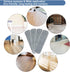 Replacement Microfiber Mop Pads, 4 Pack 18''x5'' Wet Dry Floor Cleaning Pad Compatible with Bona Floor Care System