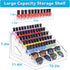 Nail Polish Organizer, 7 Layers Upgraded Acrylic Display Rack for Nail Polish, Sunglasses, Essential Oils, Makeup