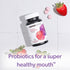 SuperTeeth Chewable Dental Probiotic for Kids & Adults, 60 Strawberry Flavored Tablets, Supports Oral Health