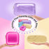 Mini Clear Travel Makeup Organizer Bag, Small Cute Zipper Pouch for Purse, Transparent PVC & Nylon Storage Bag