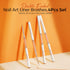 modelones Nail Art Brushes - Super Fine Thin Liner Brush Set Sizes 7/11/15/20mm for Nail Gel Polish Painting Designs