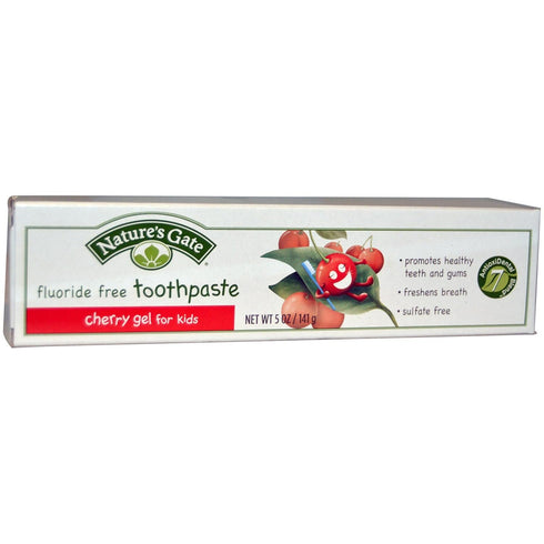 Natures Gate Cherry Gel Toothpaste for Kids, 5 Ounce