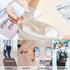 Small Spray Bottle with Fine Mist, 2 Pack 3.4oz/100ml Travel Spray Bottles for Hair, Face, Cleaning Solutions, Perfume,
