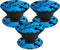 MightySkins Skin for PopSocket - Blue Skulls | Unique Vinyl Decal Wrap Cover | Easy to Apply, Remove, Change Styles |