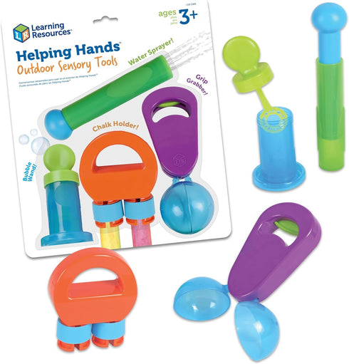 Learning Resources Helping Hands Outdoor Sensory Tools - Sensory Bin Toys, Outside