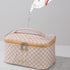KITENROM Preppy Makeup Bag, Travel Cosmetic Bags for Women, Multi-color Checkered Small Pouch, Waterproof (Pink