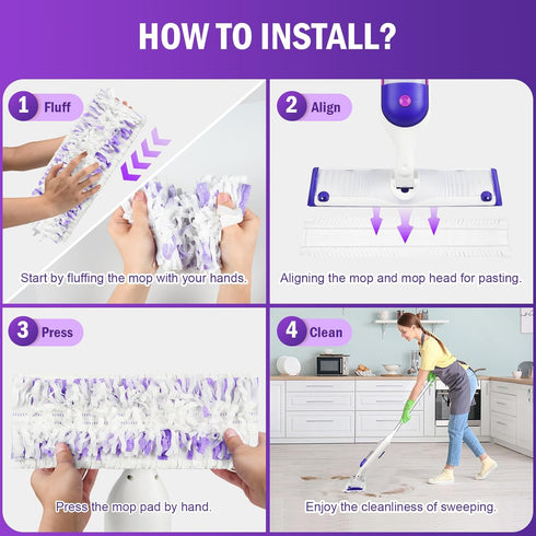 15 Pack Disposable Mopping Pads Refills for Swiffer Power Mop, Replacement PowerMop Pads for Floor Cleaning