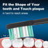 Replacement Toothbrush Heads 10 Pack for AquaSonic Black Series, Vibe Series, and Duo Series Pro Electric Toothbrush