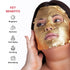 SKIN GYM Gold Foil Face Mask with Bakuchiol and Super Hydra Complex, Soothing Anti-Aging and Depuffing Treatment