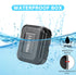 52 Pieces Set High Seal Waterproof Hearing Aid Case with Extractable Sponge, Drop-Proof, Shock-Proof and Crush-Proof Storage Box