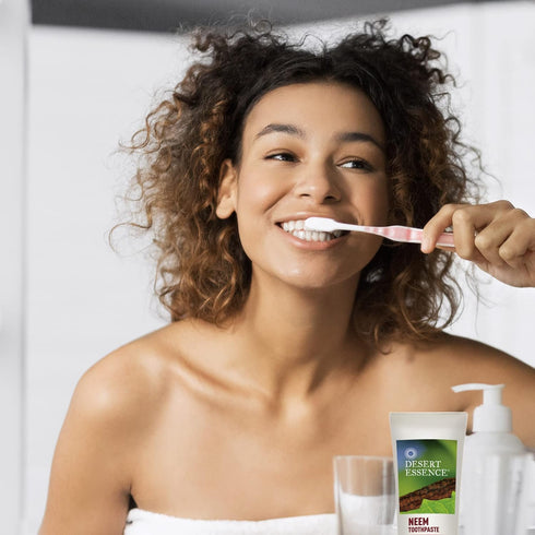 Set Neem Cinnamint Oral Care Duo - Refreshing Mouthwash & Toothpaste