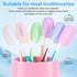 Xixter 12 Pack Silicone Toothbrush Covers for Travel, Tooth Brush Cover Cap for Electric & Manual Toothbrushes Head