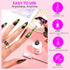 Makartt Gel Nail Polish, Magnetic Cat Eye 9D Black Hole Gel Polish with 6 Colors and Magnet Stick