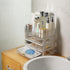 MIUOPUR Makeup Organizer with 3 Large Drawers, Ideal for Bathroom and Bedroom Vanity Storage