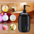 SUQAEEI Massage Oil Heater Warmer,with / Switchable Display, Two Oil Dispenser BottleConstant Temperature,Body Salon