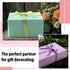 Kolldenn Set 120 20 28 Inch 6 Gift Wrapping Crafts Sheets Multicolor Tissue Paper x and Rolls Satin Ribbon