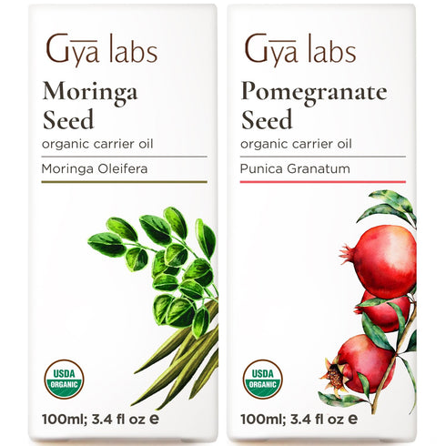 Gya Labs Moringa Oil for Skin & Pomegranate Seed Oil for Skin