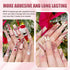 MEKK Rhinestone Glue for Nails, 1Pcs 15g Super Strong Gel for Rhinestones, No Wipe Needed for 3D Nails