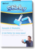Reusable Sticky Picker Set - Cleaner Lint Roller Pet Hair Remover Brush, Blue