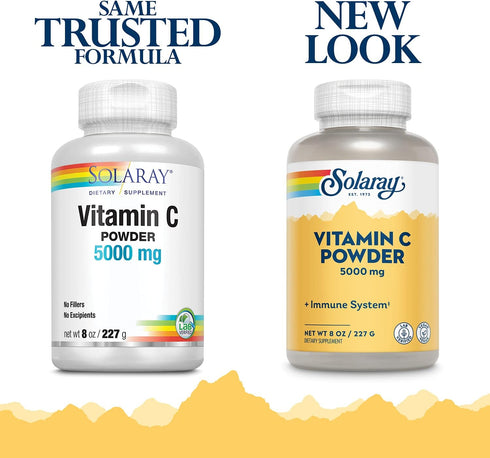 SOLARAY Vitamin C Crystalline Powder 8 oz Powder