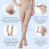 XUANSHOW 20-30mmHg Medical Compression Pantyhose, Women Compression Stockings & Leggings, Opaque Footless High Waist