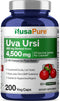 NusaPure Uva Ursi 10:1 Extract, 450 mg Equivalent to 4,500mg, 200 Vegetarian Caps (Non-GMO, Vegan)