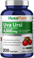 NusaPure Uva Ursi 10:1 Extract, 450 mg Equivalent to 4,500mg, 200 Vegetarian Caps (Non-GMO, Vegan)