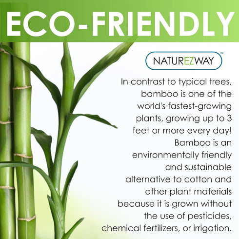 NatureZway Bamboo Perforated Towels - Rayon Made from Bamboo, 25 Sheets