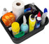 Akro-Mils 09185 Plastic Tote Tool & Supply Cleaning Caddy with Handle, 18-3/8" x 13-7/8" x 9", Black