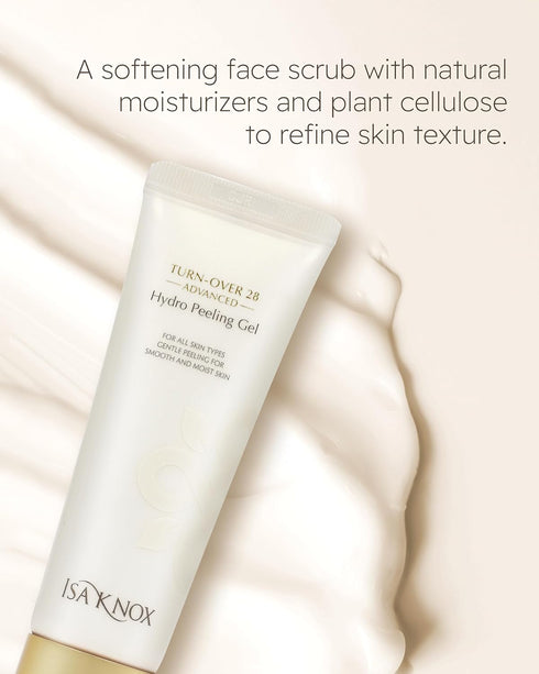 ISA KNOX Turnover 28 Advanced (Peeling Gel, 4.1fl oz) - Gently Exfoliate and Renew Skin, Korean Skin Care, Natural