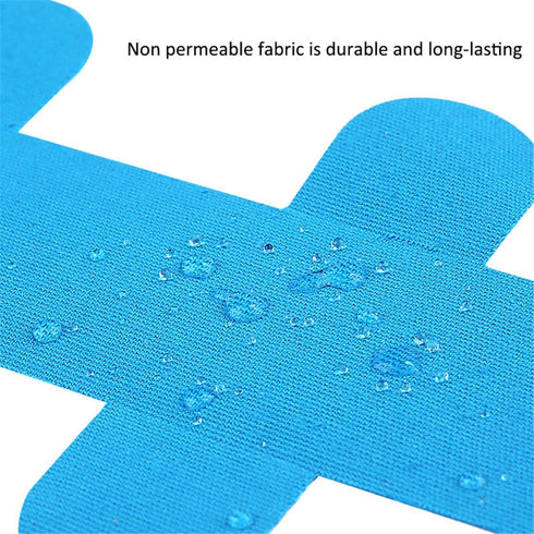 Xemz 12 Precut Kinesiology Tape for Achilles Tendon, Pcs Elastic Athletic Tape Leg Support Muscle Tape Patches