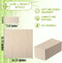 WILLBOND 300 Count Disposable Paper Napkins Bulk Bamboo Paper Towels Disposable Hand Towels for Bathroom Eco Unbleached