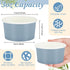 Maxdot 60pcs 3oz Frozen Dessert Cups, Disposable Ice Cream Cups, Paper Yogurt Bowls, for Hot and Cold Foods, Suitable