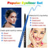 18 Colorful Eyeliner Pen Set, Eye Shadow Pencil, Pearl Eyeliner Kit, Waterproof Retractable Eye Makeup for Women