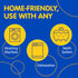 Plink Washer and Dishwasher Freshener - Cleaner, 3 Packs of 4 Tablets, Total 12 Tablets