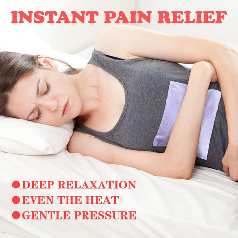 Heating Pad Microwavable - Pain Relief Hot Pack for Muscle Pain, Neck, Shoulders, Arthritis, Lumbar Muscle (Purple)
